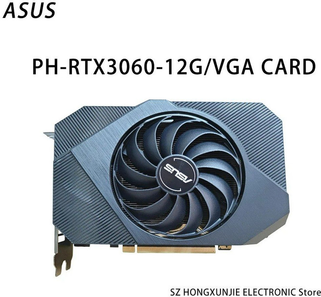 GEFORCE RTX 3060 비디오 게임용 DE VGA 12GB PLACA 그래픽 12G RTX3060 PH 카드 VIDEO DR, 01 PH 3060 12G VGA CARD, PH 3060 12G VGA CARD