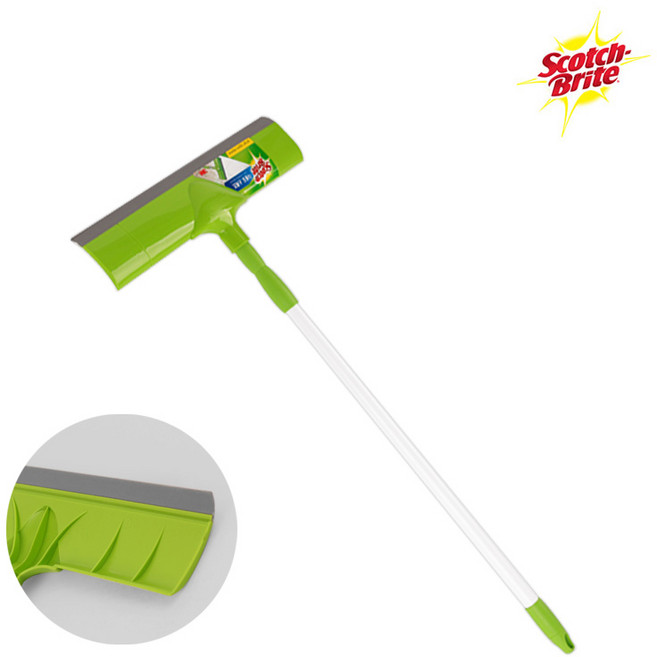 3M 다용도 스퀴즈 물기 제거 욕실 타일 창문 성에 세차 유리 닦이 밀대 제거기 용, 1개