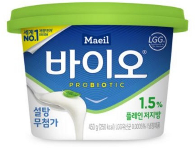 [메가마트]매일 바이오 플레인 저지방 450G, 4개