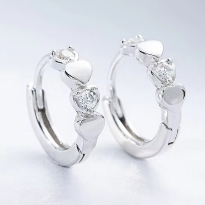 1 쌍 자기 슬리밍 귀걸이 체중 감량 바디 이완 마사지 슬림 귀, Silver, 1개