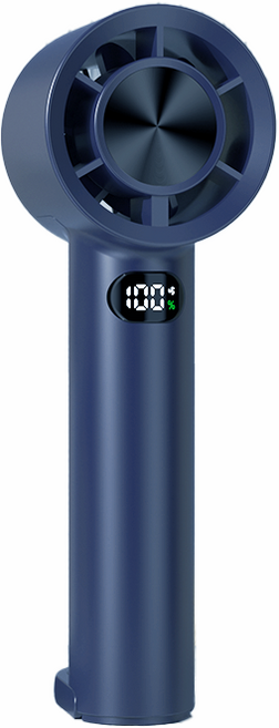 송흥 고속 휴대용 선풍기 미니 손선풍기 USB 충전 대용량 배터리 0~100단 5단계 조절, 네이비
