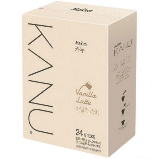 카누 부드러운 바닐라 라떼 24T 커피 음료