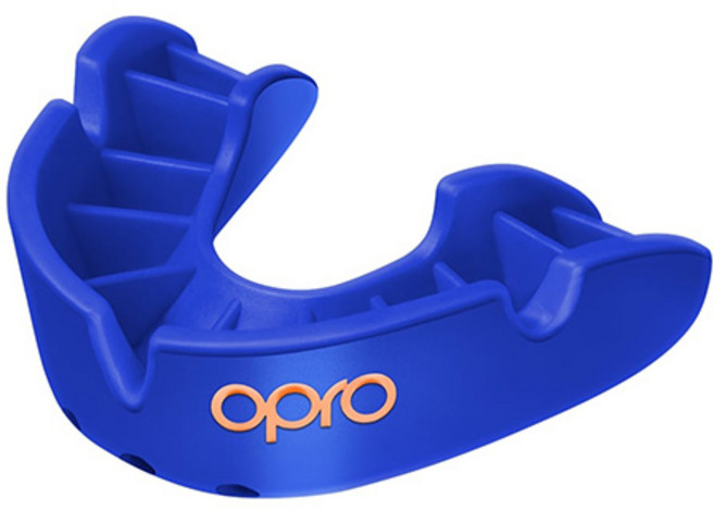OPRO 브론즈 마우스피스 마우스가드 블루