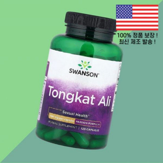스완슨 통캇 알리 120캡슐 400mg Swanson Tongkat Ali 120 Capsules per Capsule