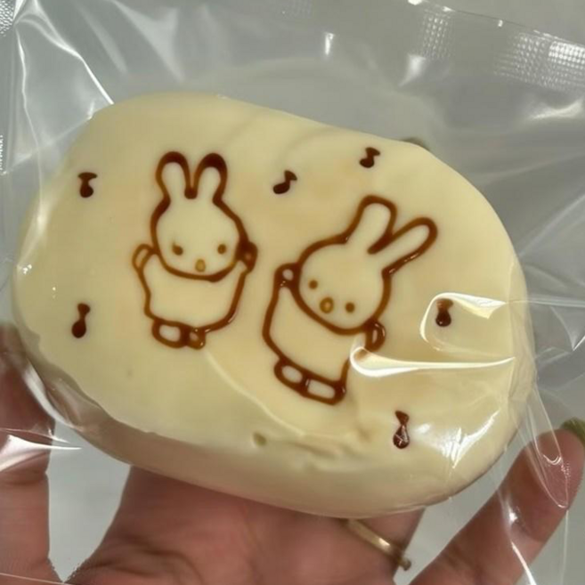 수제말랑이 실리콘 미피베개 키링 말랑이, 1개