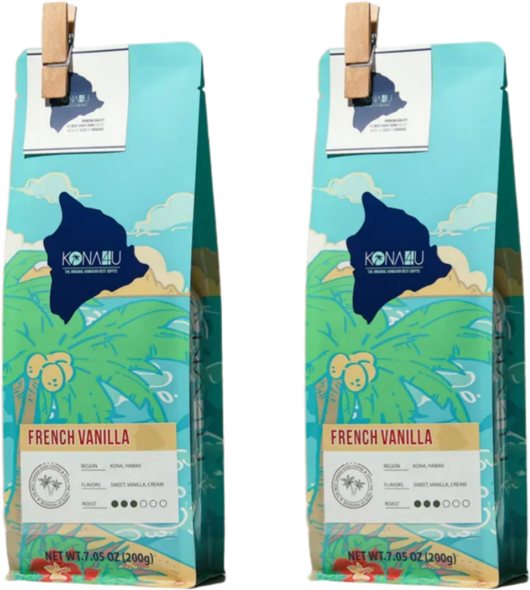 코나포유 하와이 코나커피 세계3대커피 프렌치 바닐라 원두 200g, 핸드드립용, 2개