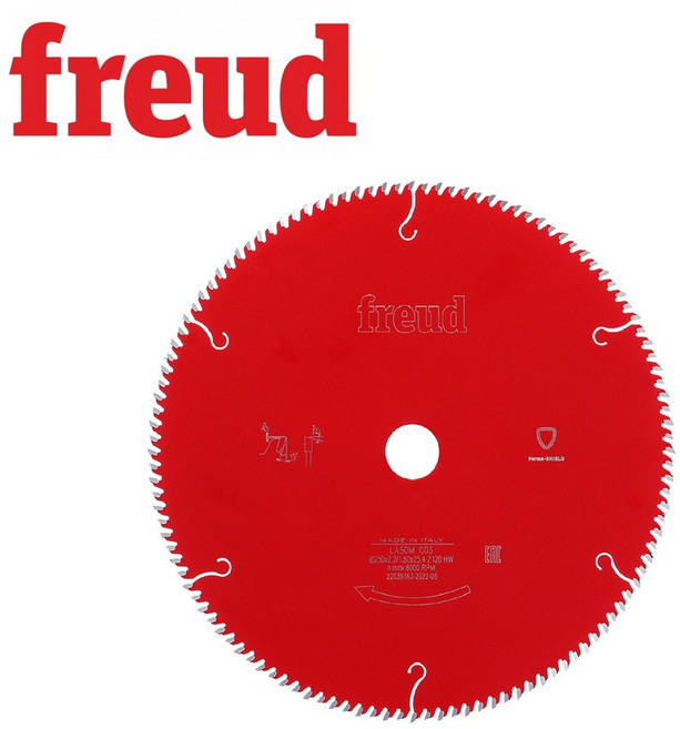 프레우드 원형톱날 LA50M003 ATB T형 10인치 목재용 250x25.4x120Tx1.6