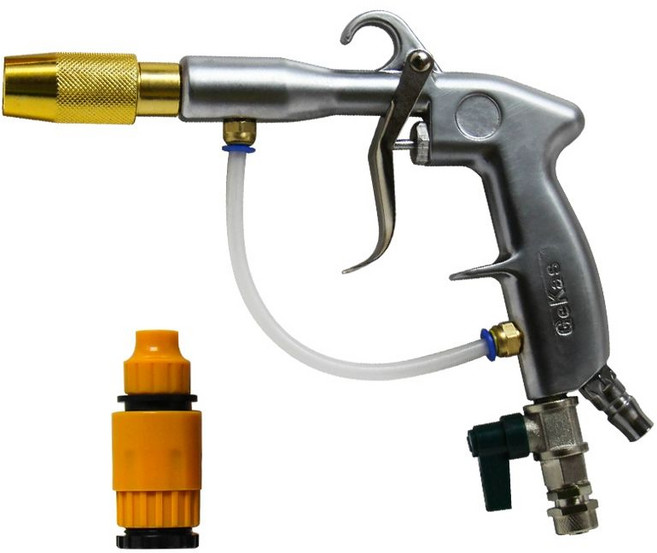 자동차 에어워터건 혼합 크리닝 와셔 물총 흡기크리닝 수성가스 먼지 공압 휴대용 물분사기, 단일 항목, 1개