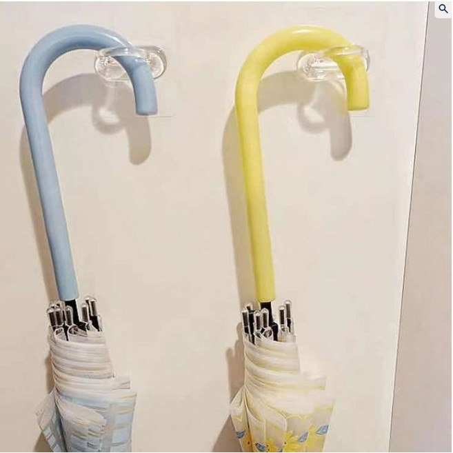 다용도 만능 투명 우산걸이 차키홀더 소품걸이 후크, 4개