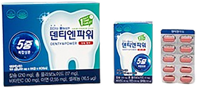 덴티엔파워 120정 4개월분 칼슘 프로폴리스, 1개
