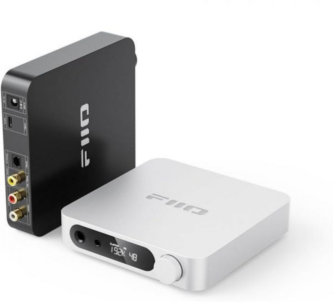 가정용 오디오/PC 6.35mm/4.4mm/RCA/동축/광학용 FiO K11 데스크탑 1400W 파워 밸런스 헤드폰 DAC 및 앰프 384kHz/24비트 DSD256 (블랙), Black, 1개
