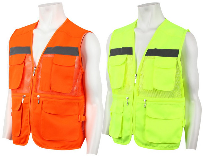2장 [더맨월드] 여름 남자 MW 작업 형광 망사조끼_안전제일 신호수 단체복 회사 유니폼 근무복 포켓 브이넥 M995