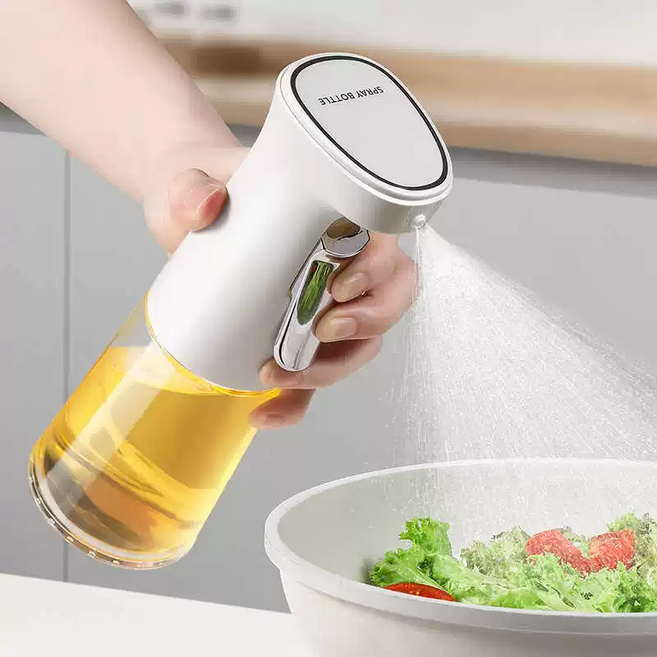 잇센스 오일스프레이 용기 소스병 양념병 화이트, 1개, 240ml