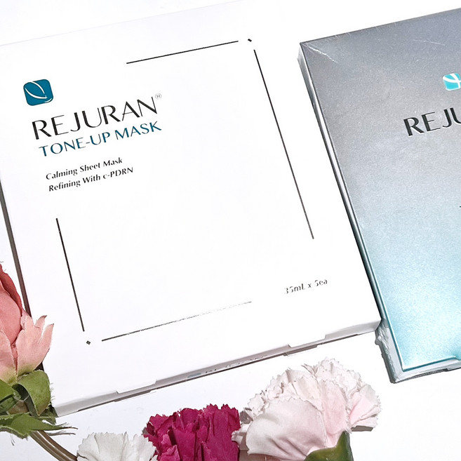 韓國 Rejuran 麗珠蘭 TONE-UP 白瓷光亮白面膜, 1個, 5入