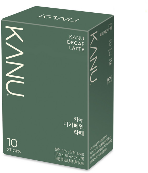 카누 디카페인 라떼 스틱커피, 13.5g, 10개입, 1개