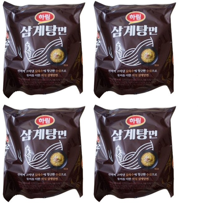 하림 삼계탕면, 4개