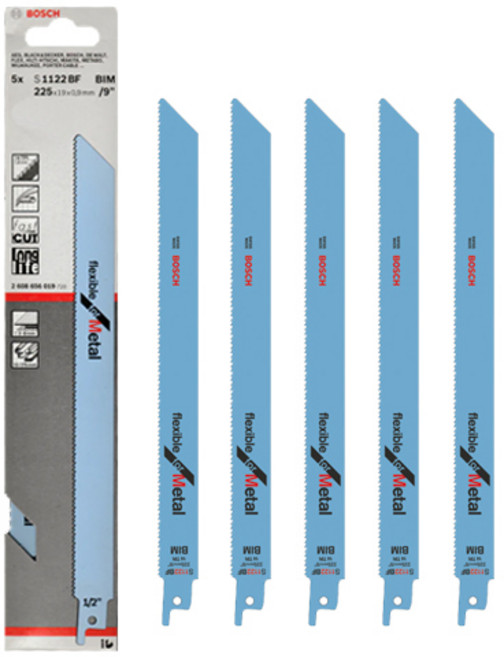 보쉬 메탈용 철재용 컷소날 S1122BF 5개, 1세트