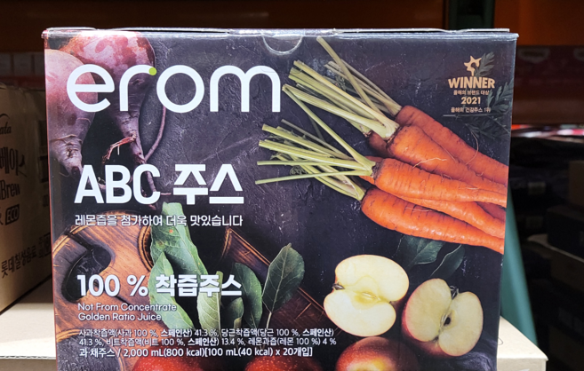 이롬 유기농 ABC주스, 100ml