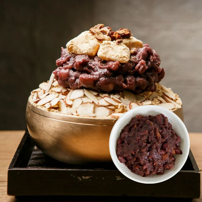 통팥앙금 1kg 알알살아있는통팥 45Brix 균형잡힌 당도 빙수 단팥죽등, 1개