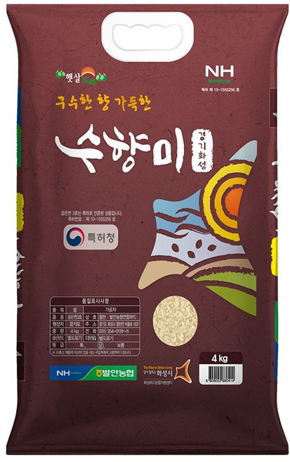 25년 햅쌀 양구농협 양구 오대쌀 4kg 상등급 단일품종, 1개