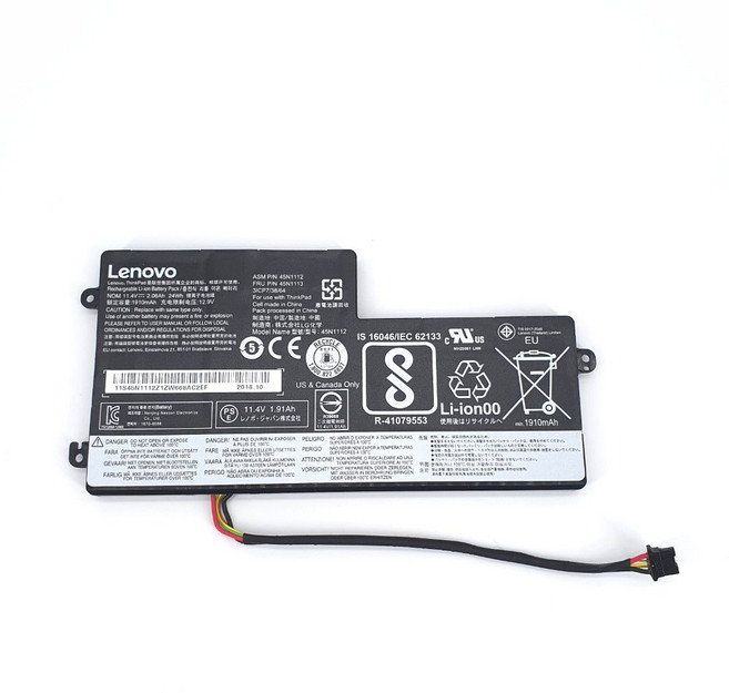 Lenovo 筆記型電腦電池, 1個, X240 24Wh 內置式-保固一年