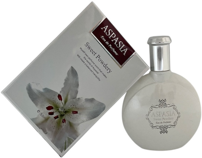 (3개) 아스파시아 오데 퍼퓸 우먼 여자향수 스위트 파우더리 50ml, 3개