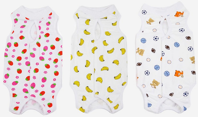 dogbaby 순면 민소매 애견의류 강아지옷, 1개, 딸기