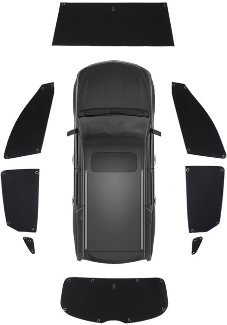 꼼지락 창문가리개 아기 차량용 운전석 차량 가림막 햇빛가리개 세트, 기아, 4세대카니발, 1개