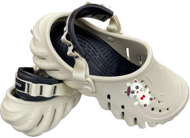 [크록스 정품] 당일발송 에코 클로그 공용샌들 207937 고양이 악세사리 포함