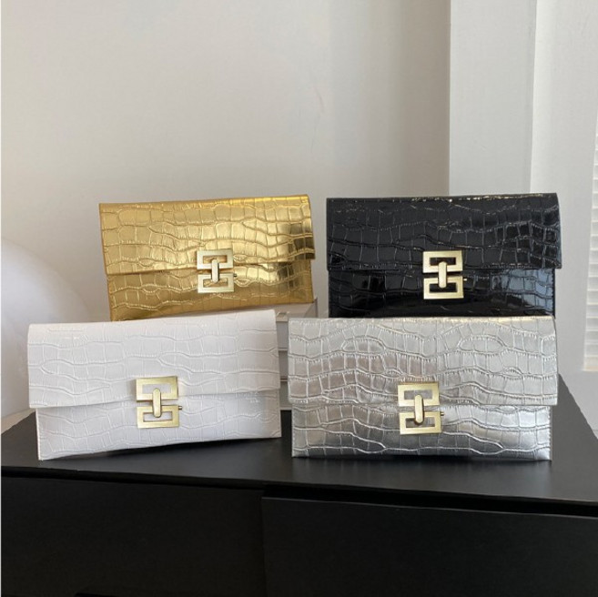 [덥석덥석] 골드 버클 클러치백 하객룩 파티백 미니 클러치 직장인 손가방 토트백