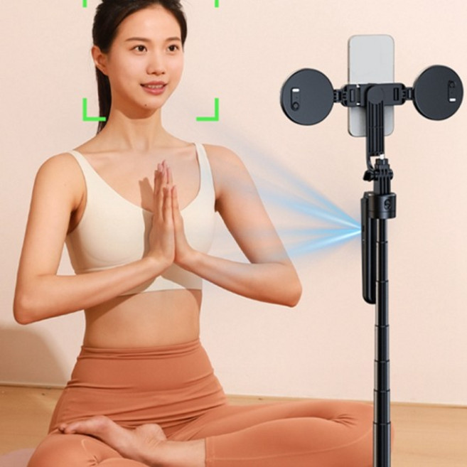 AI 자동 추적 셀카봉 지능형 팔로우 라이브 폰 홀더 블루투스 5.0 짐벌 스태빌라이저-PZZW
