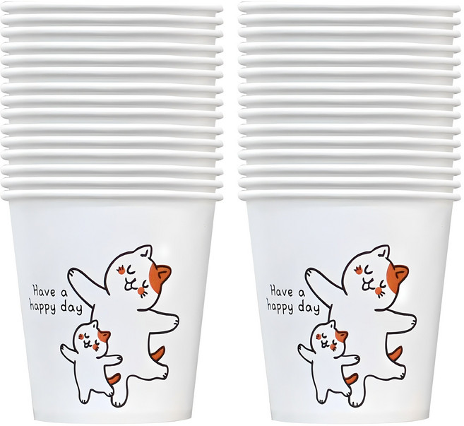 PPM 페이퍼맥스 NEW CAT 종이컵 1000개 180ml, 1개입