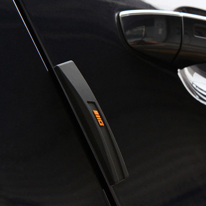 제노바 나이프 도어가드 차량용문꼭방지가드, 블랙, 1세트