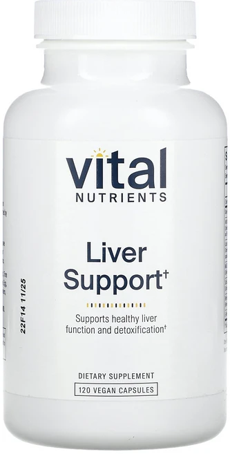 바이탈 뉴트리언츠 리버 서포트 캡슐 Vital Nutrients Liver Support, 1개, 120정 - 쿠팡