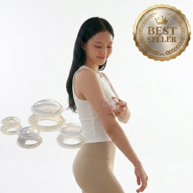 로로피치 붓기관리 진공 마사지컵, 1세트