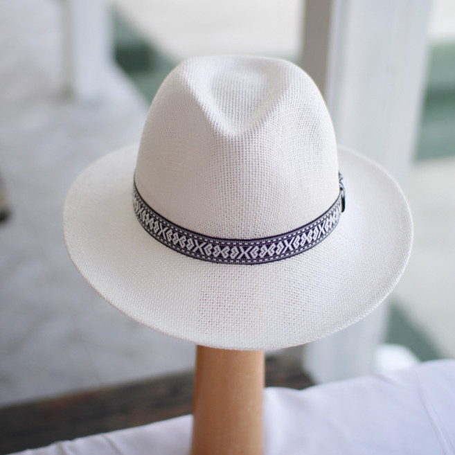 (S M L XL치수별) 하드폴리니트 여름 카우보이 중절 페도라모자