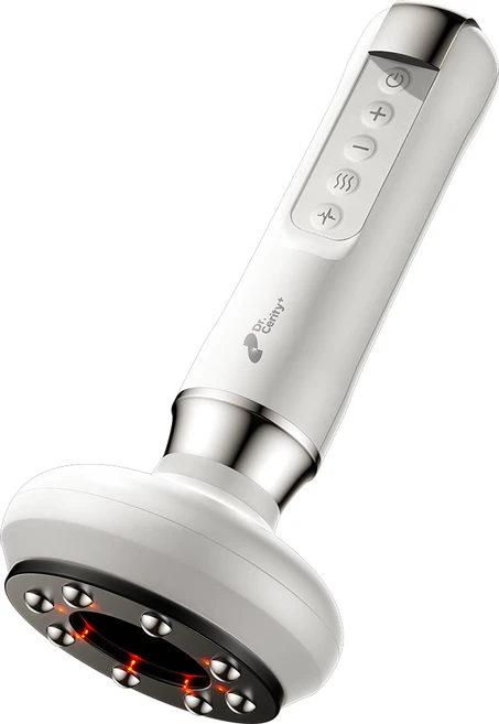 흡입 괄사 닥터세리티 라인컷1.0 부항원리 바디테라피 EMS 근막 저주파 마사지기, 화이트, 1개 - 쿠팡