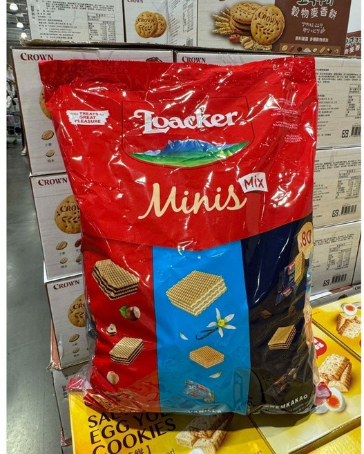 Loacker 綜合迷你威化夾心餅, 800g, 1個