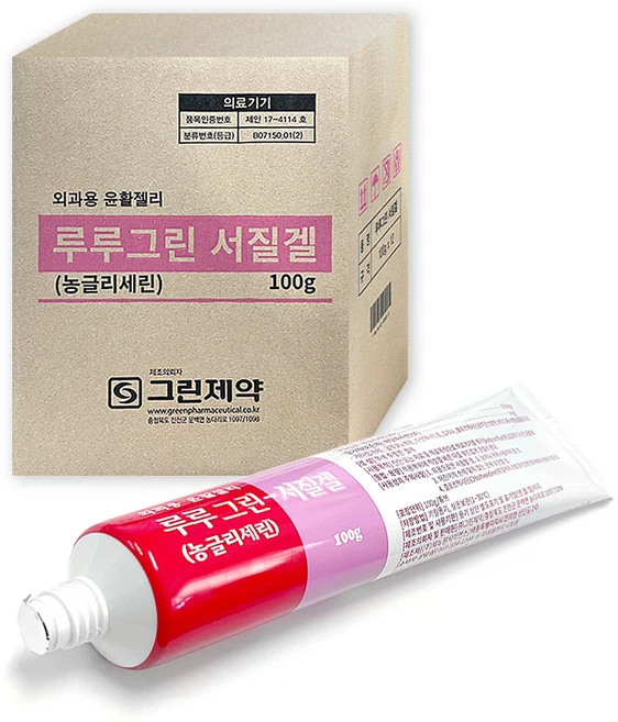 그린제약 루루그린서질겔 100g * 3 1묶음 외과용 윤활젤리 농글리세린 관장 윤화 보습, 3개 - 쿠팡