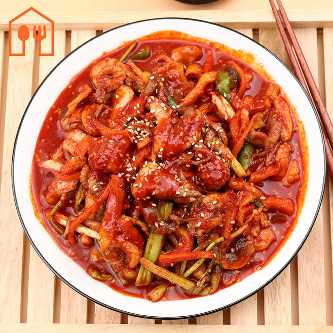 당일제조 전라도 전통시장 새콤달콤 쭈꾸미무침 1kg, 1개