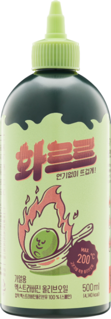 화르르 올리브오일 가열용 조리용, 1개, 500ml