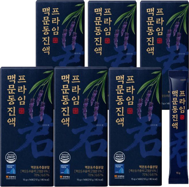 국산 볶은 맥문동 진액 프라임, 84개, 15g