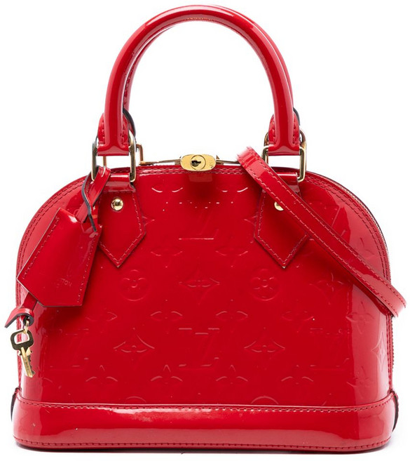 루이 비통 중고 2014 모노그램 베르니 알마 BB 사첼 백