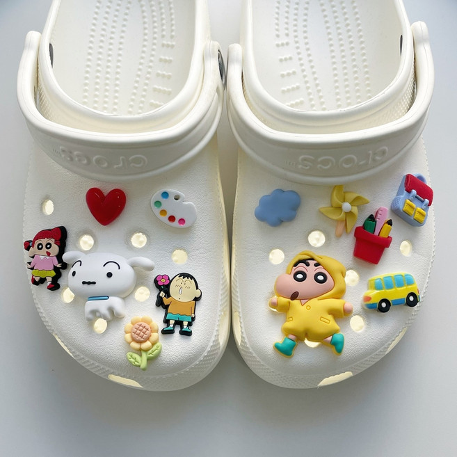 짱구 파츠 12p 세트 훈썸 신발 꾸미기 장식