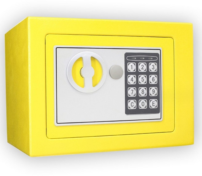 쿠웅 소형 미니 금고, 노랑