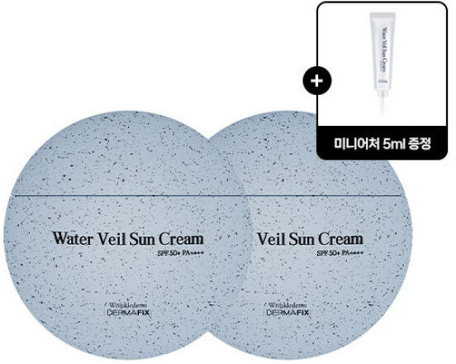 더마픽스 워터 베일 선크림 +미니 추가 증정 (정가 66000원), 2개, 50ml