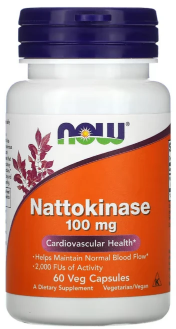 나우 나토키나제 나토키나아제 100mg 60캡슐, 1개, 기본, 60정 - 쿠팡