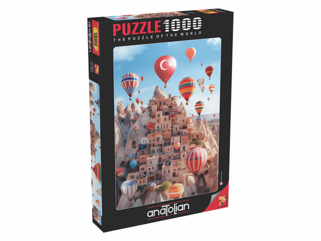 Anatolian 熱氣球國度卡帕多奇亞 拼圖, 多色混和, 1個, 1000片