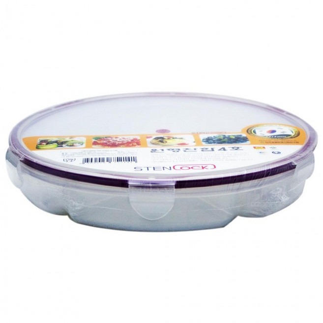 프라픽 카네이션 원형 찬합 4호(실리콘재질), 상세페이지 참조, 1개