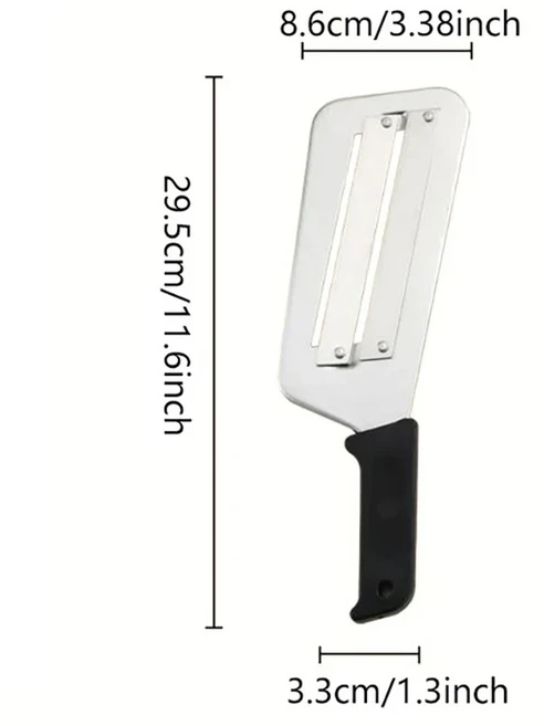 [호환제품] 스테인리스 스틸 양배추용 핸드 슬라이서 야채 분쇄기 주방 수동 커터 집게발 또는 사우어크라, 01 Black